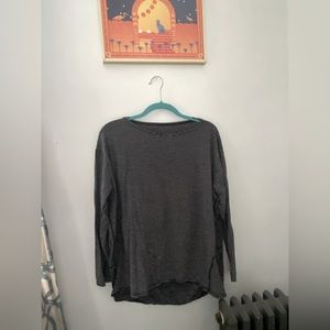 Striped Lululemon long sleeve top- perfect condition